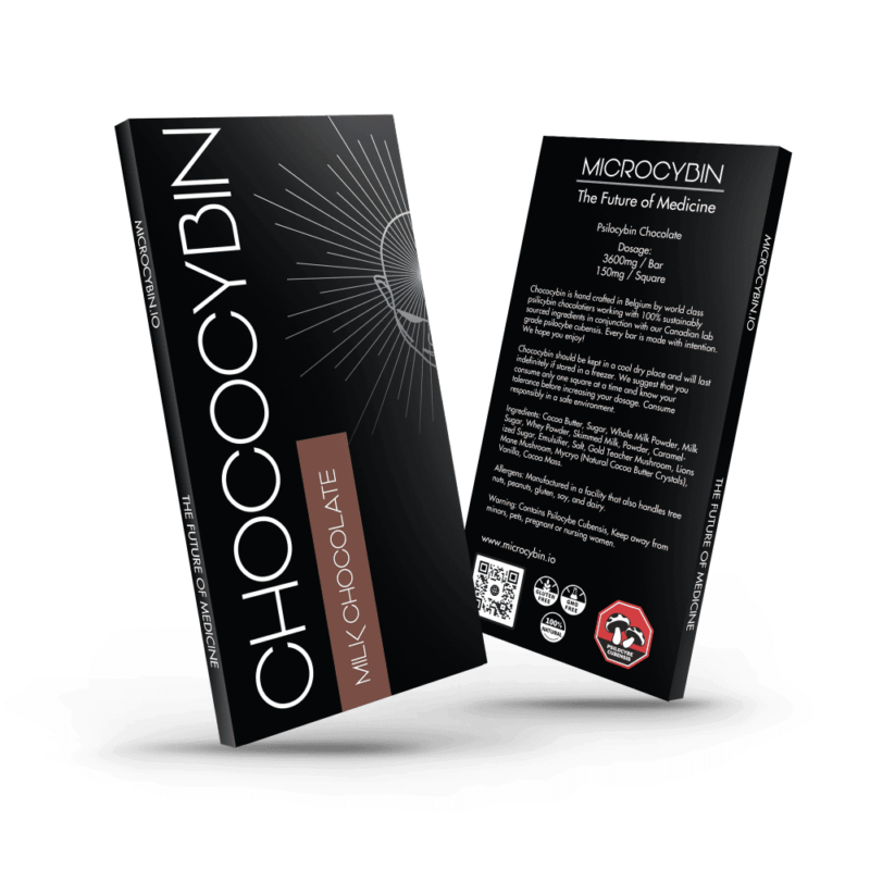 Microcybin – Chococybin Milk Chocolate Psilocybin Bar – 3000mg